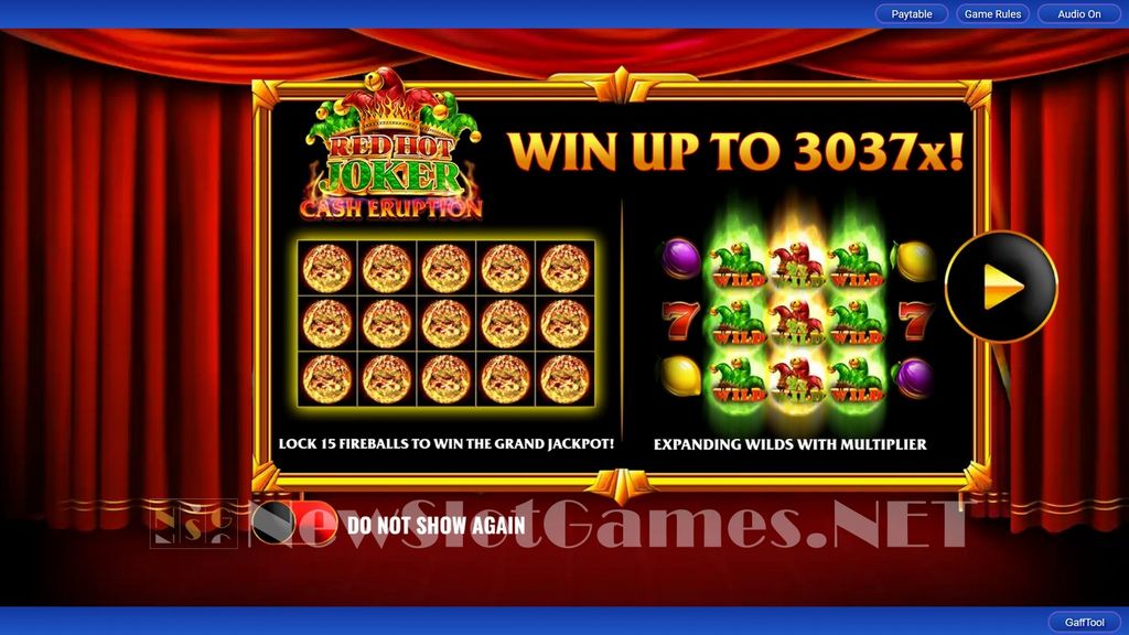 Play Cash Eruption Online Free Of Charge
